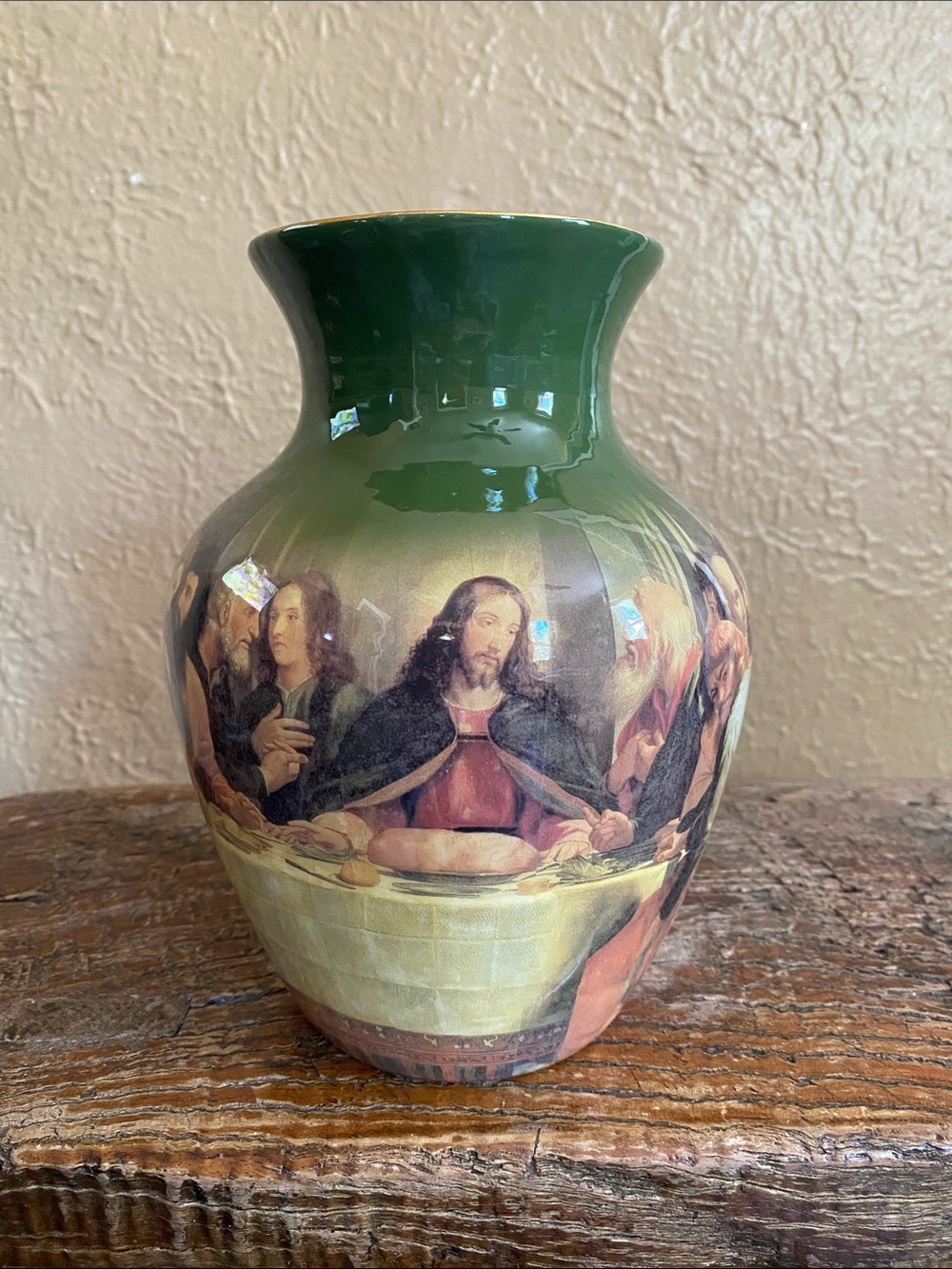 ✝️Vintage✝️The Last Supper Vase - Picture 6 of 8